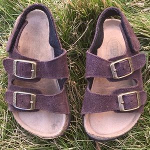Leather Woodstock Birkenstock Style Kids Shoes